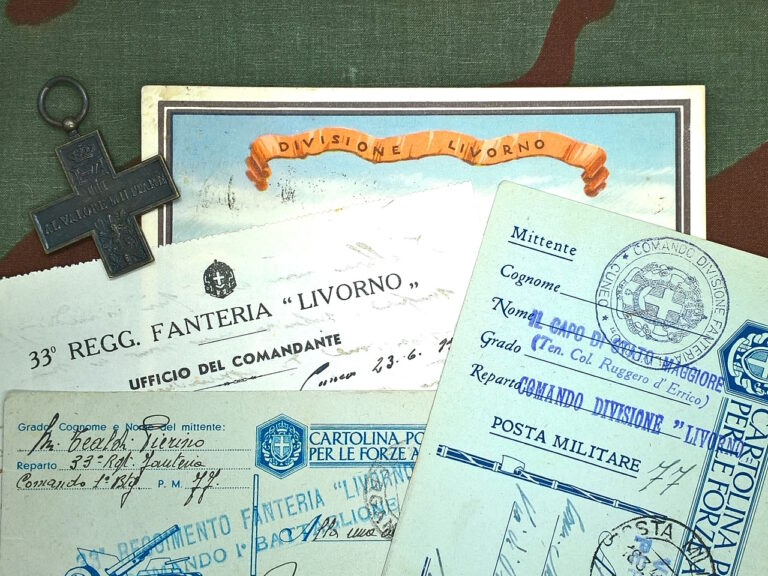 Divisione Livorno_Documenti e lettere Divisione Livorno_Parabellumhistory